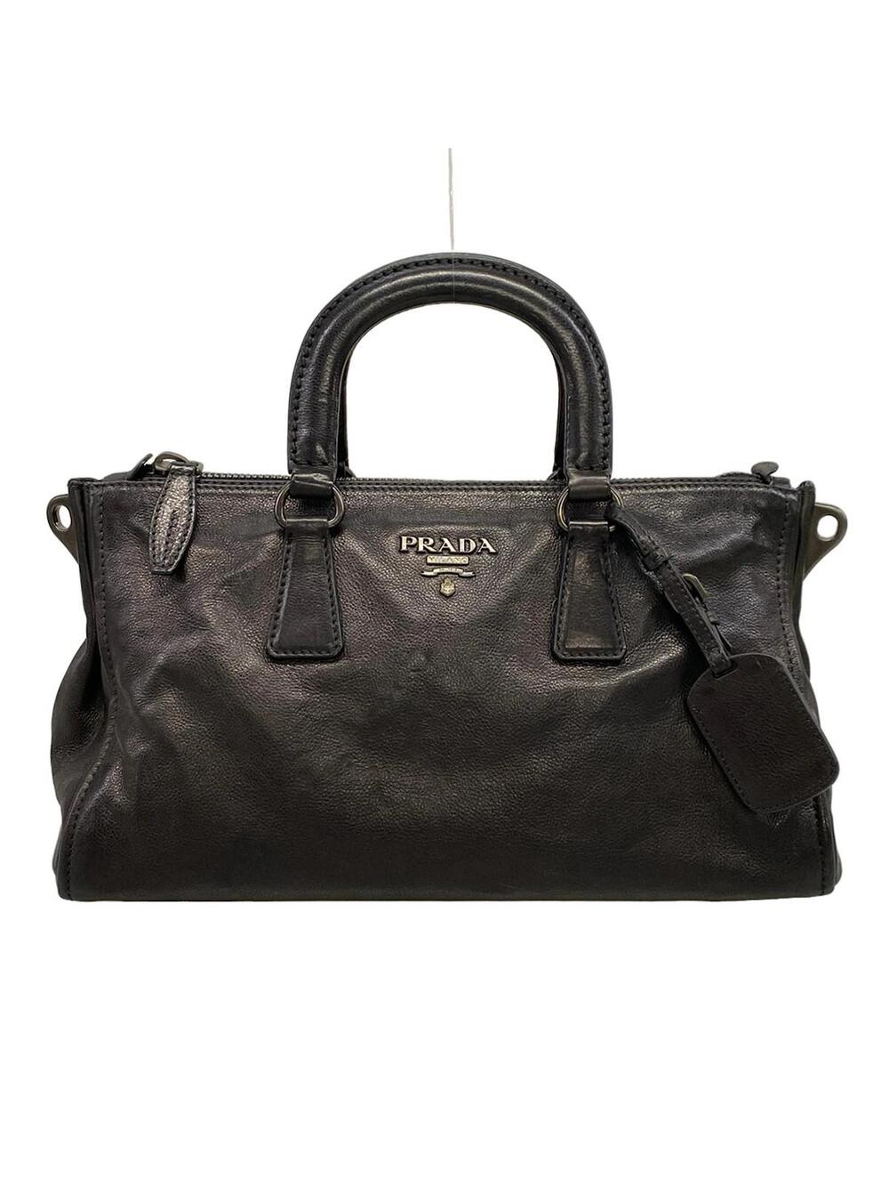 Prada Black Leather Handbag #367199P86B